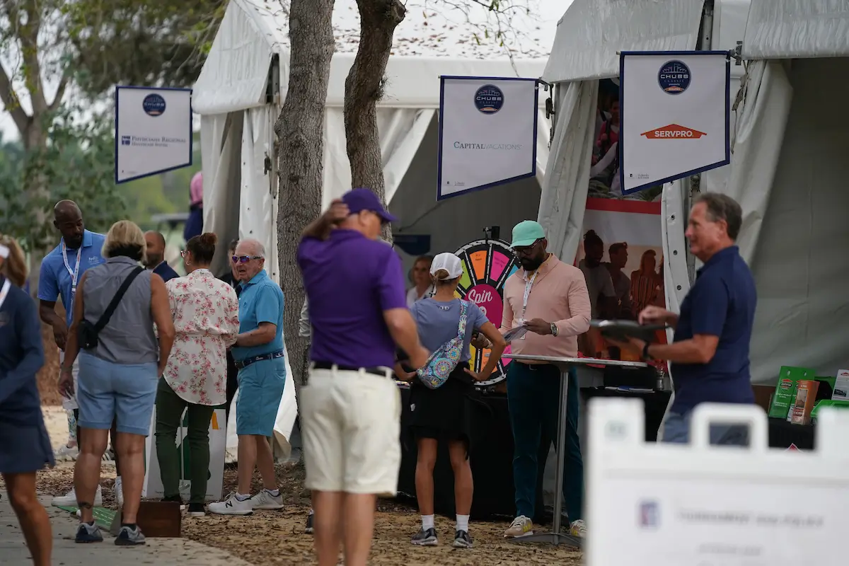 Vender Booths at CHUBB Classic