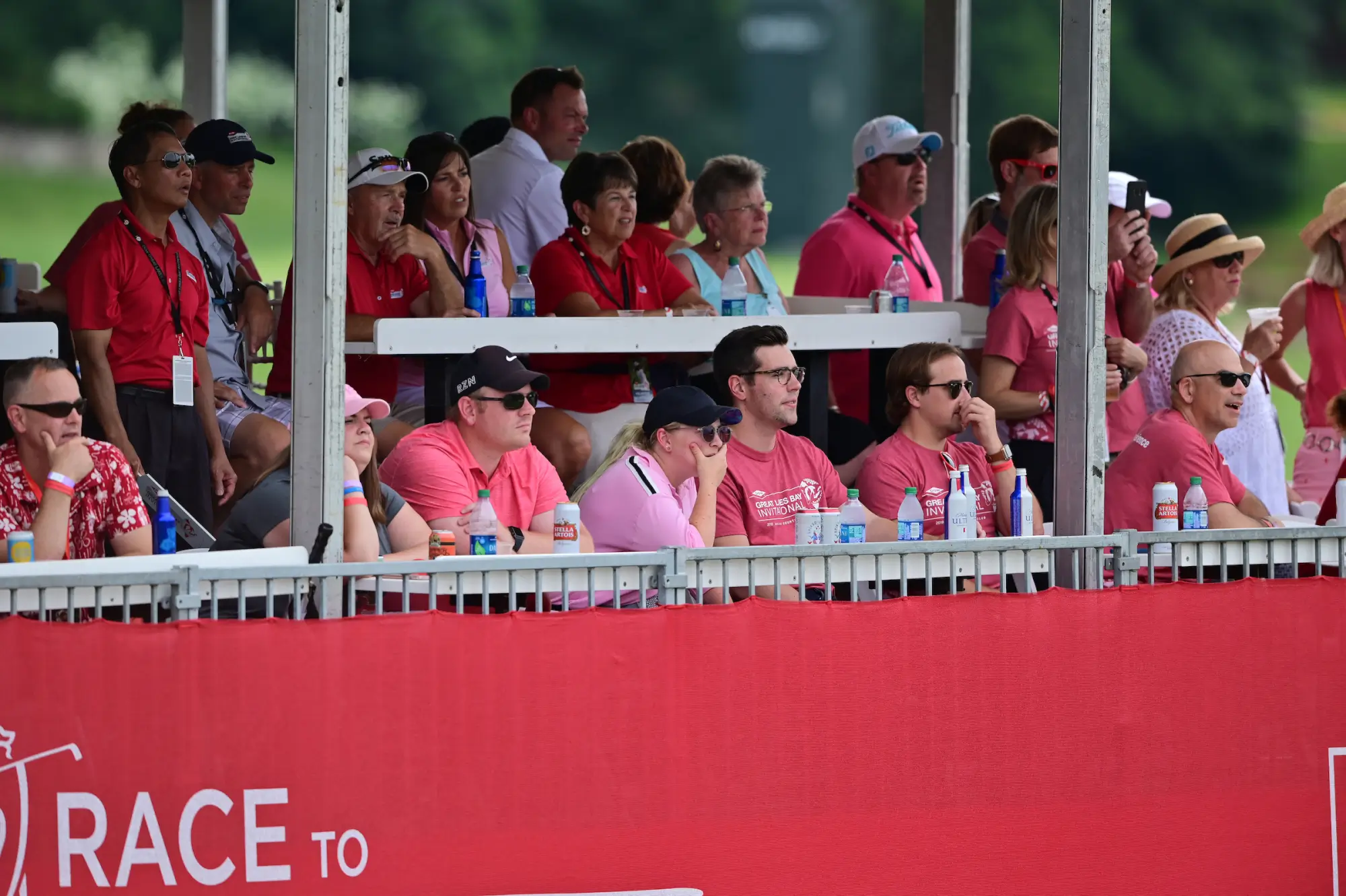 fans watching Great Lakes Bay Invitational