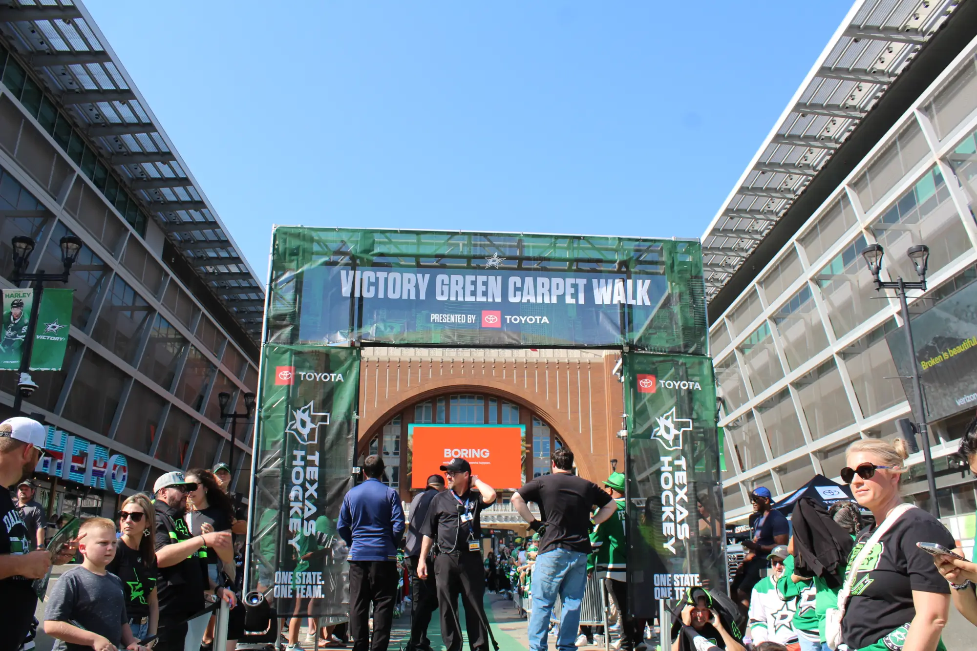 Victory Green Carpet Walk
